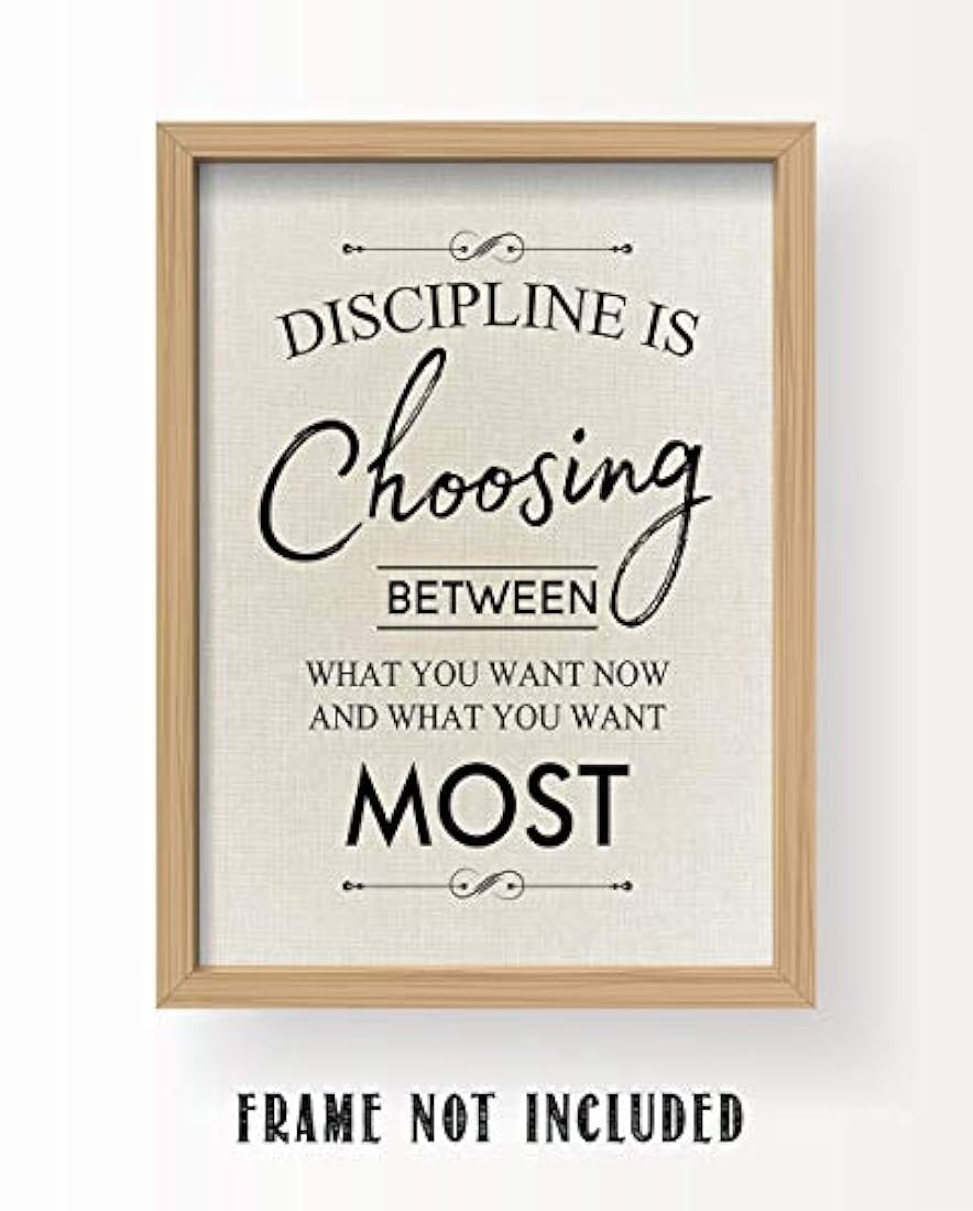 Arte de pared motivacional - Impresión sin marco de 11 x 14