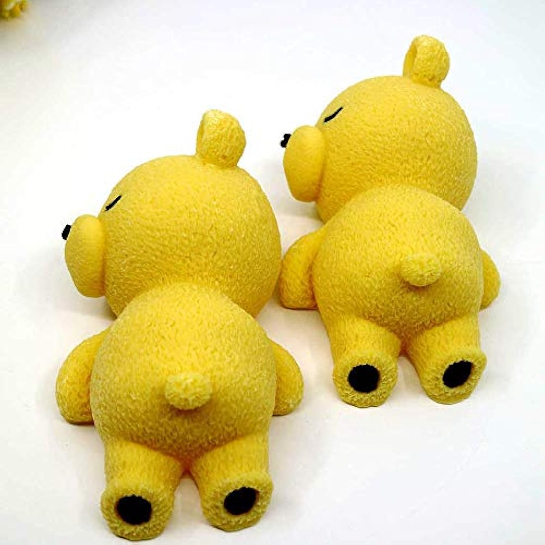 Molde de silicona para jabón en 3D con diseño de oso dormido, para mousse, pastel, gelatina, helado, chocolate, caramelo, yeso