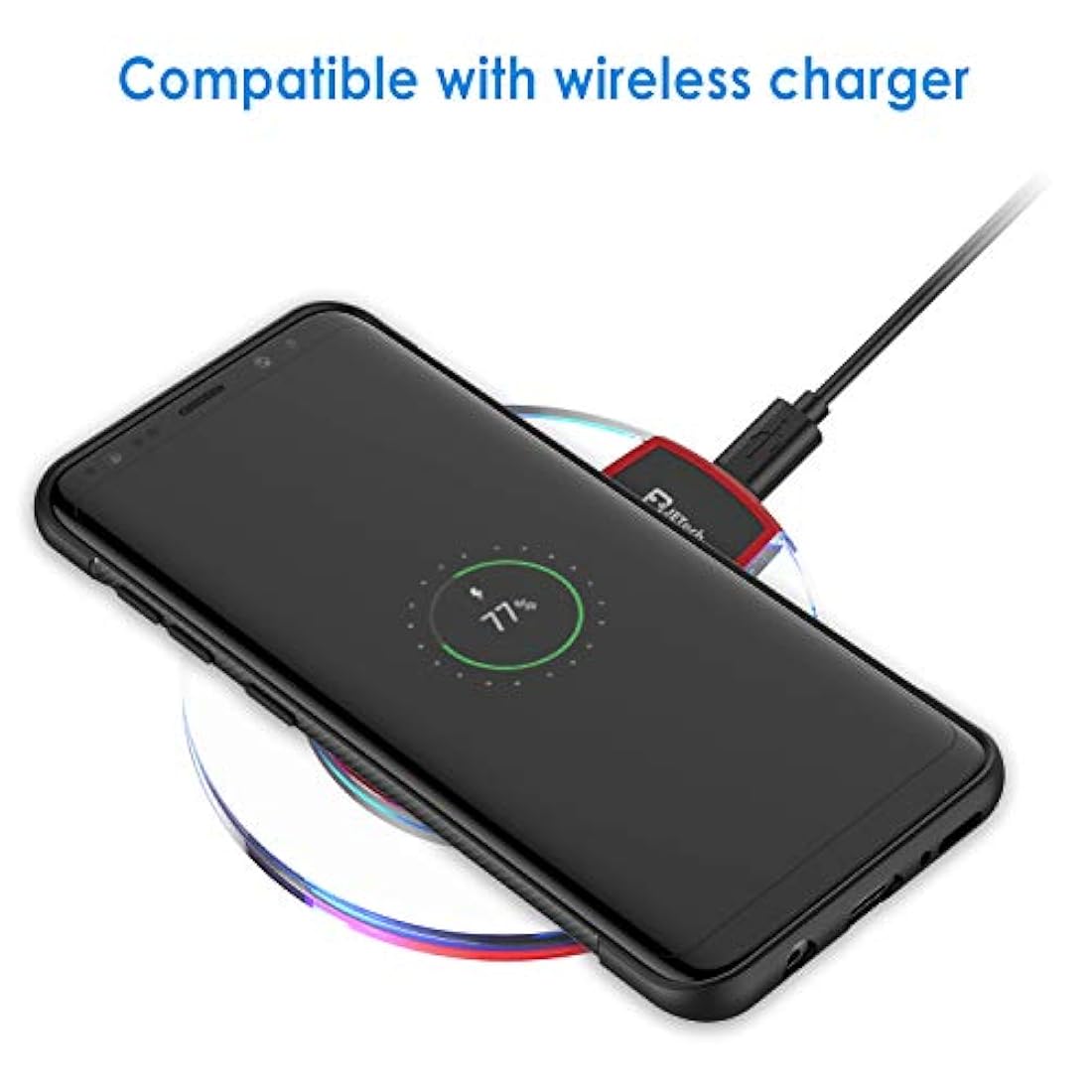 JETech - Carcasa para Samsung Galaxy S9, color negro