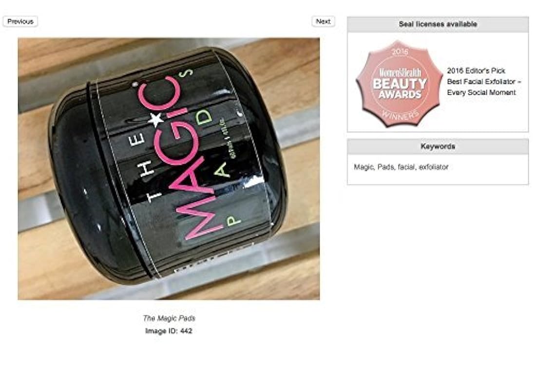 Almohadillas con extractos de USDA Certificado Orgánico