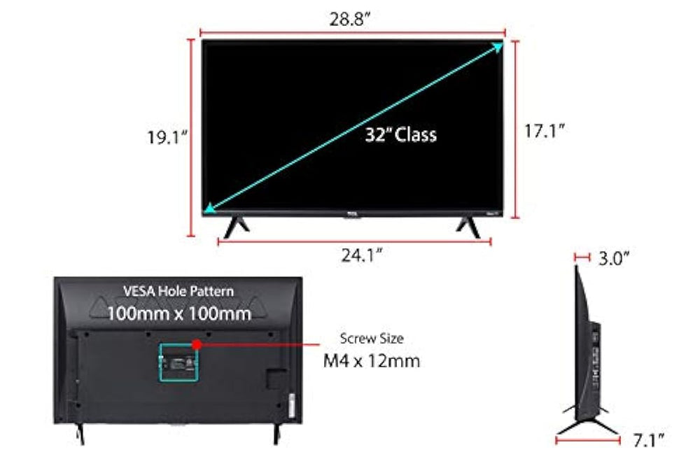 TCL Smart TV LED), monitor