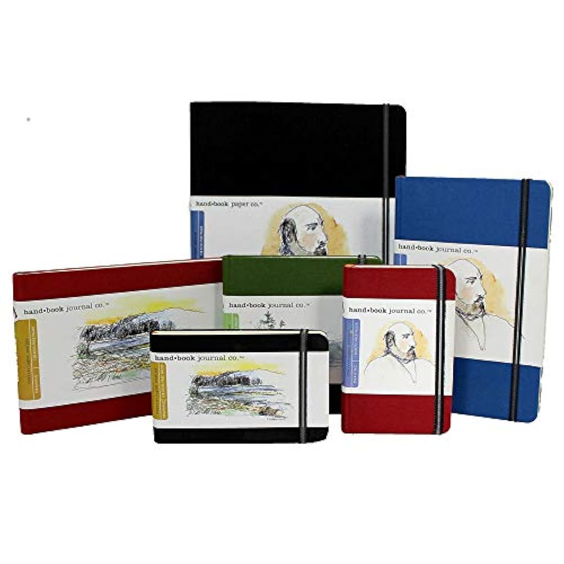 Libro para dibujar Global Art Material Negro marfil cuadrado