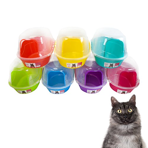 Caja de arena para gatos con capucha Petphabet Jumbo