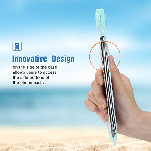 ProCase Funda universal impermeable para teléfono compatible con iPhone 13 Pro Max Mini, 12 11 Pro Max XR XS X 8 7 6S Plus SE, Galaxy S21 S20 S10 S9 Note 10 9 Pixel hasta 7 pulgadas, paquete de 2, verde/negro