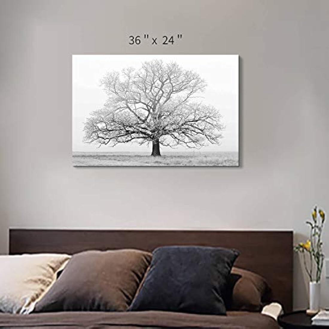 Lienzo decorativo para pared con diseño de bosque