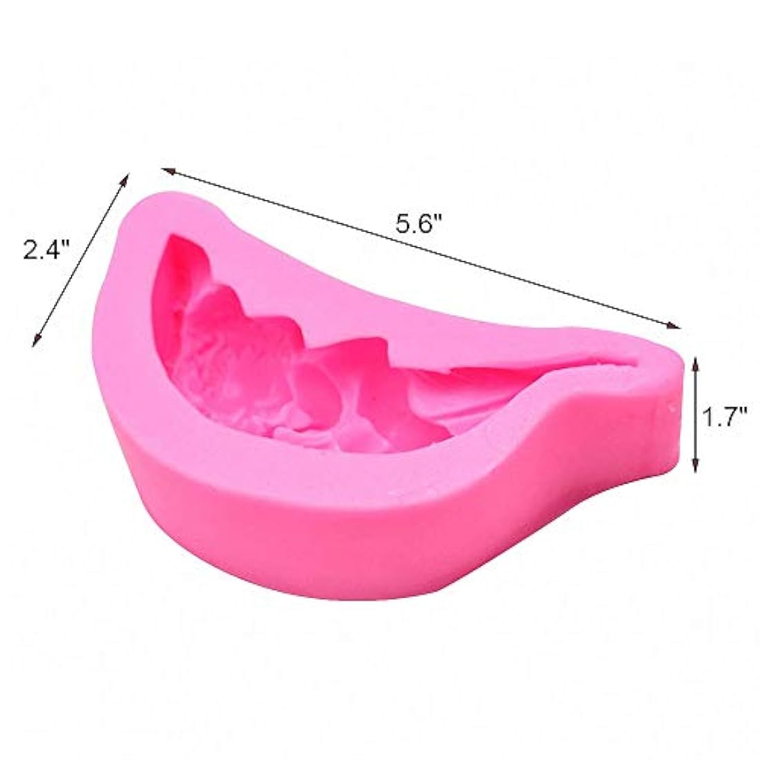 HiParty - Molde de silicona con alas, diseño de ángel de dormir, para decoración de tartas, chocolate, caramelo, jabón y arcilla