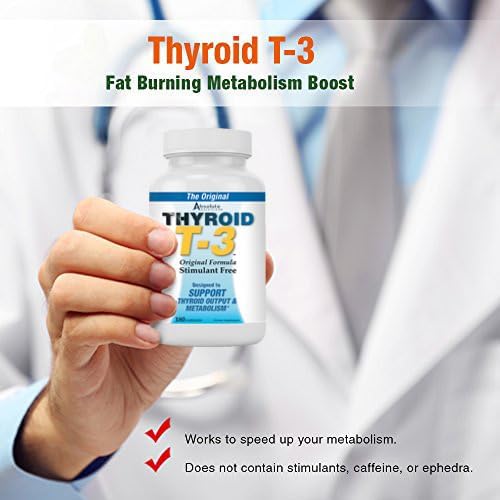 Suplemento Thyroid T-3 Radical Booster Metabólico 180 cáp