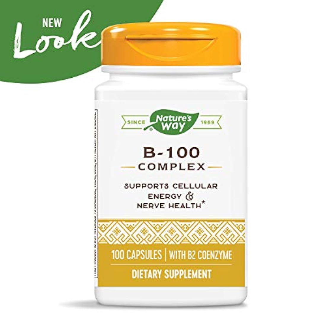 Nature's Way Vitamina B-100 Complex, 100 Cápsulas
