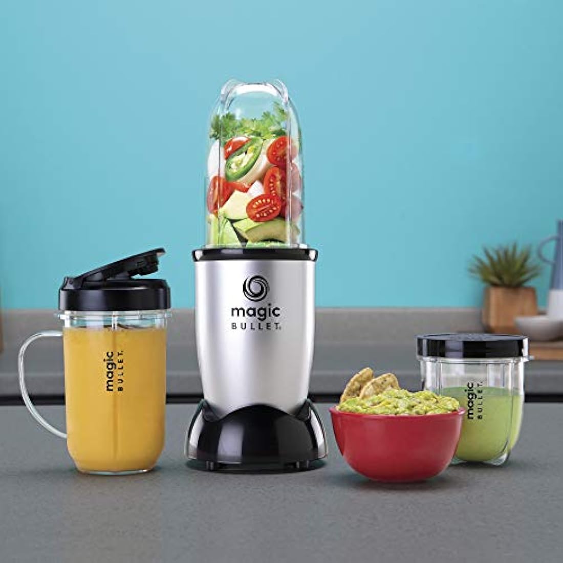 Batidora Plateada de 250 vatios