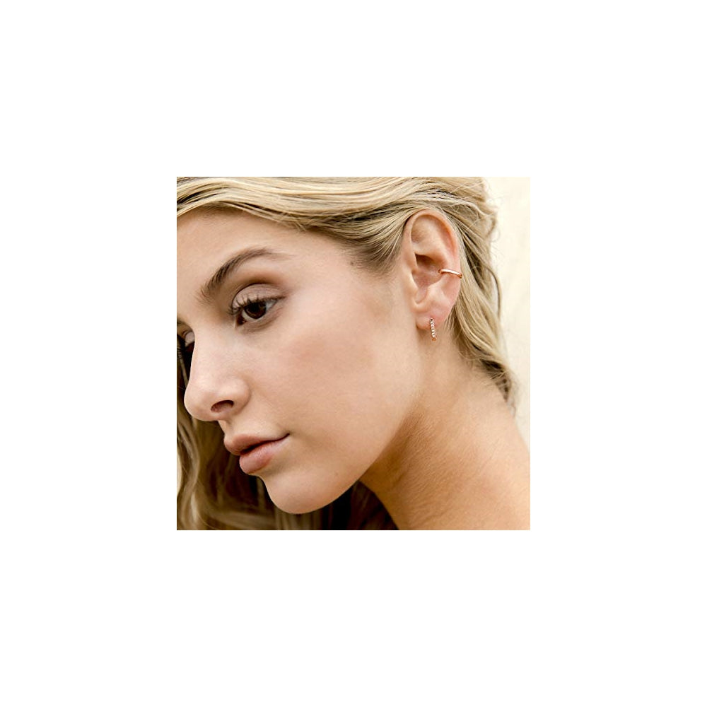 Aretes de plata para mujer