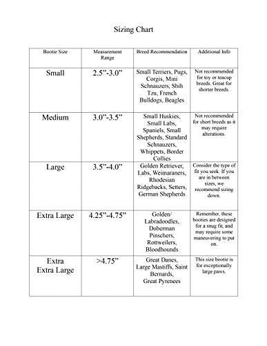 Bark Brite Botas ligeras de neopreno para perro diseñadas para mayor comodidad y transpirabilidad en 5 tamaños (pequeño)