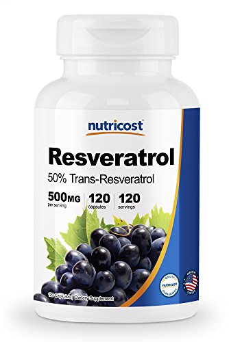 Nutricost Resveratrol 0.017 120 Cápsulas
