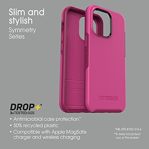 OtterBox Symmetry Series - Funda sólo para iPhone 13 Pro, rosa renacimiento