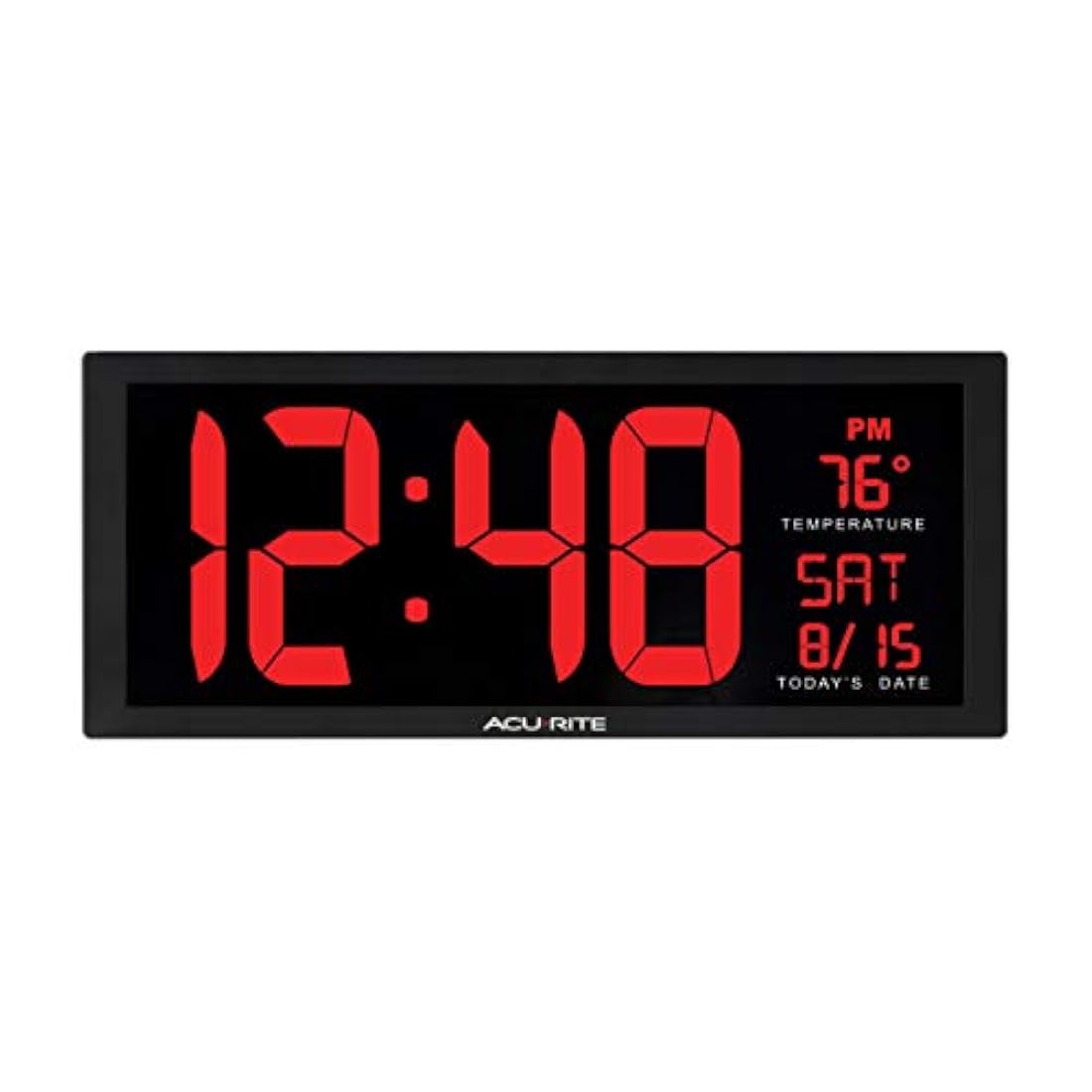 Reloj digital LED con brillo de atenuación automática