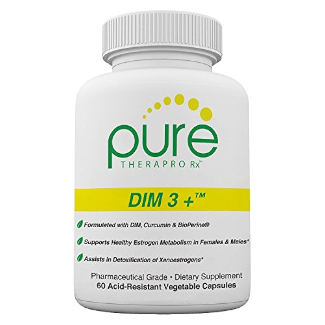 60 cápsulas veganas dim-200mg, curcumina-250mg