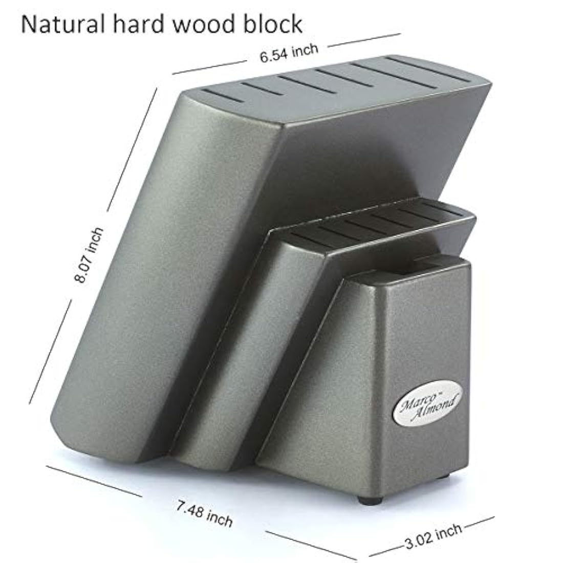 juegos de cuchillos Marco Almond en acero inoxidable