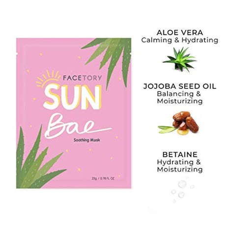 FaceTory - Set de máscara facial, hidratante, 5 unidades