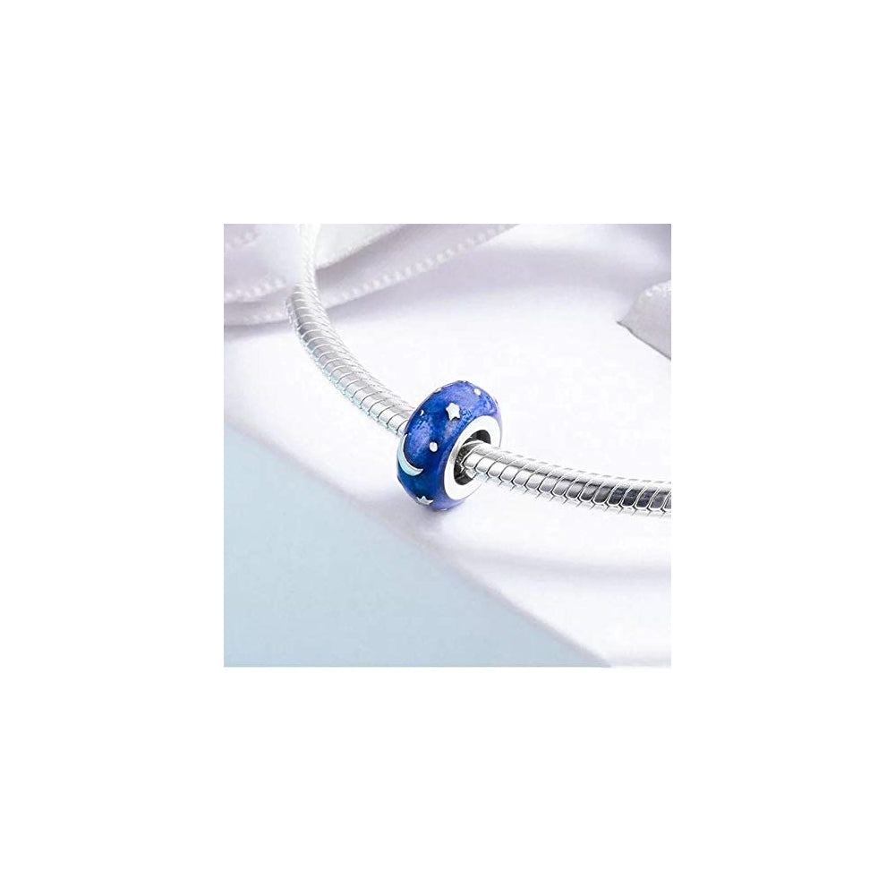 Dijes y Medallas espaciadora de plata 925