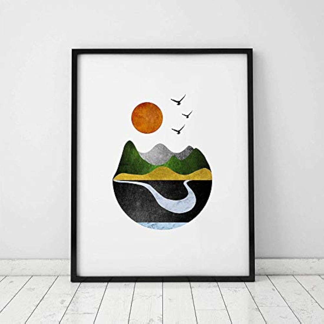 Arte moderno de la pared