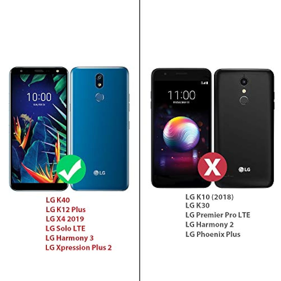 Carcasa para LG K40/K12 Plus/X4