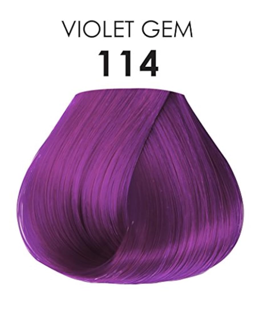 Color de cabello semipermanente de Adore (Violet Gem)