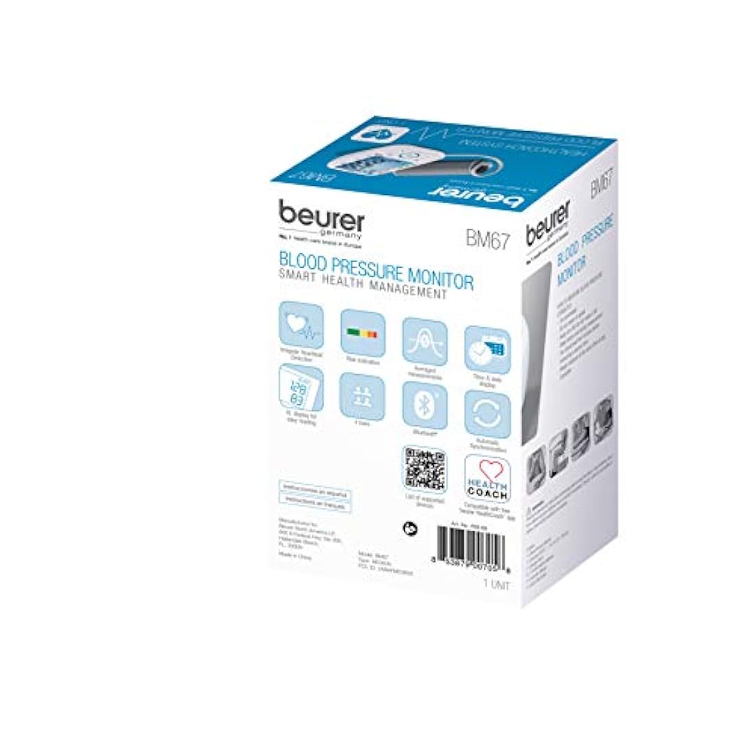 Monitor de presión arterial Bluetooth.