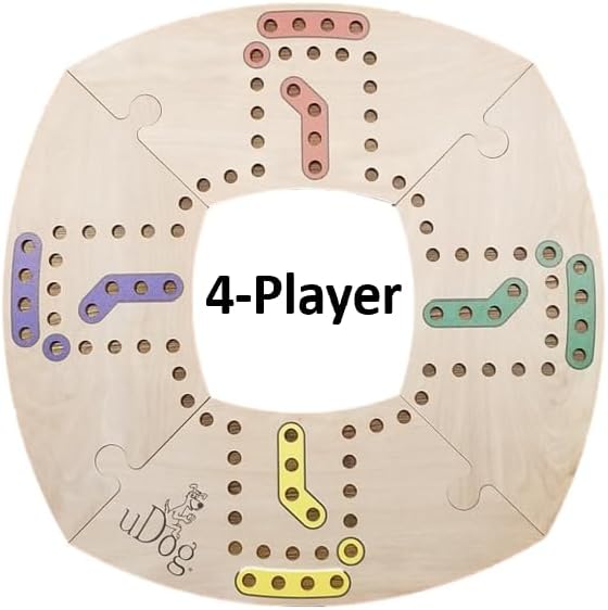 Juego de Mesa uDog | Divertido y Duradero | Para 2-12 Jugadores