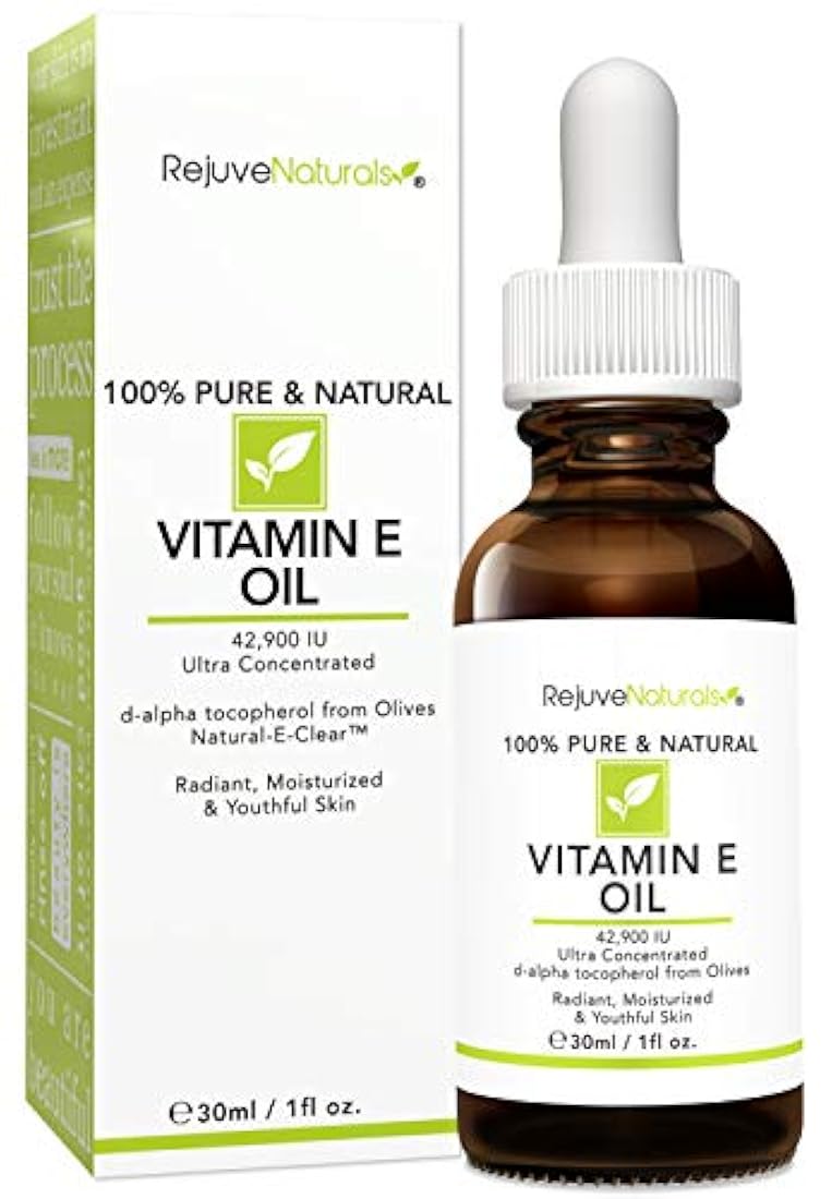 Aceite de vitamina E para piel hidratada y juvenil