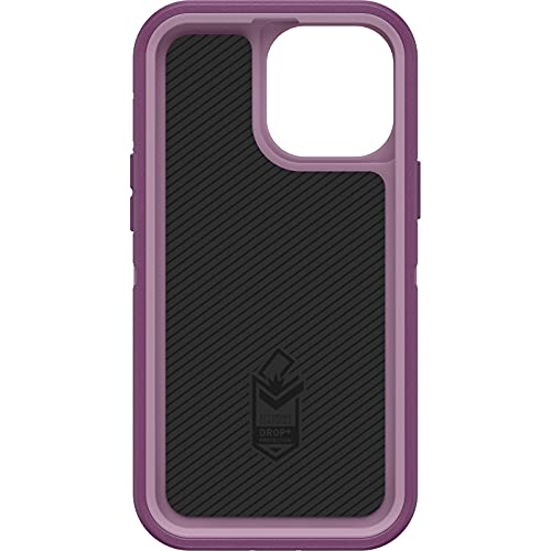 OTTERBOX serie Defender - Carcasa para iPhone 13 Pro Max y iPhone 12 Pro Max (edición sin pantalla) - color púrpura vívido