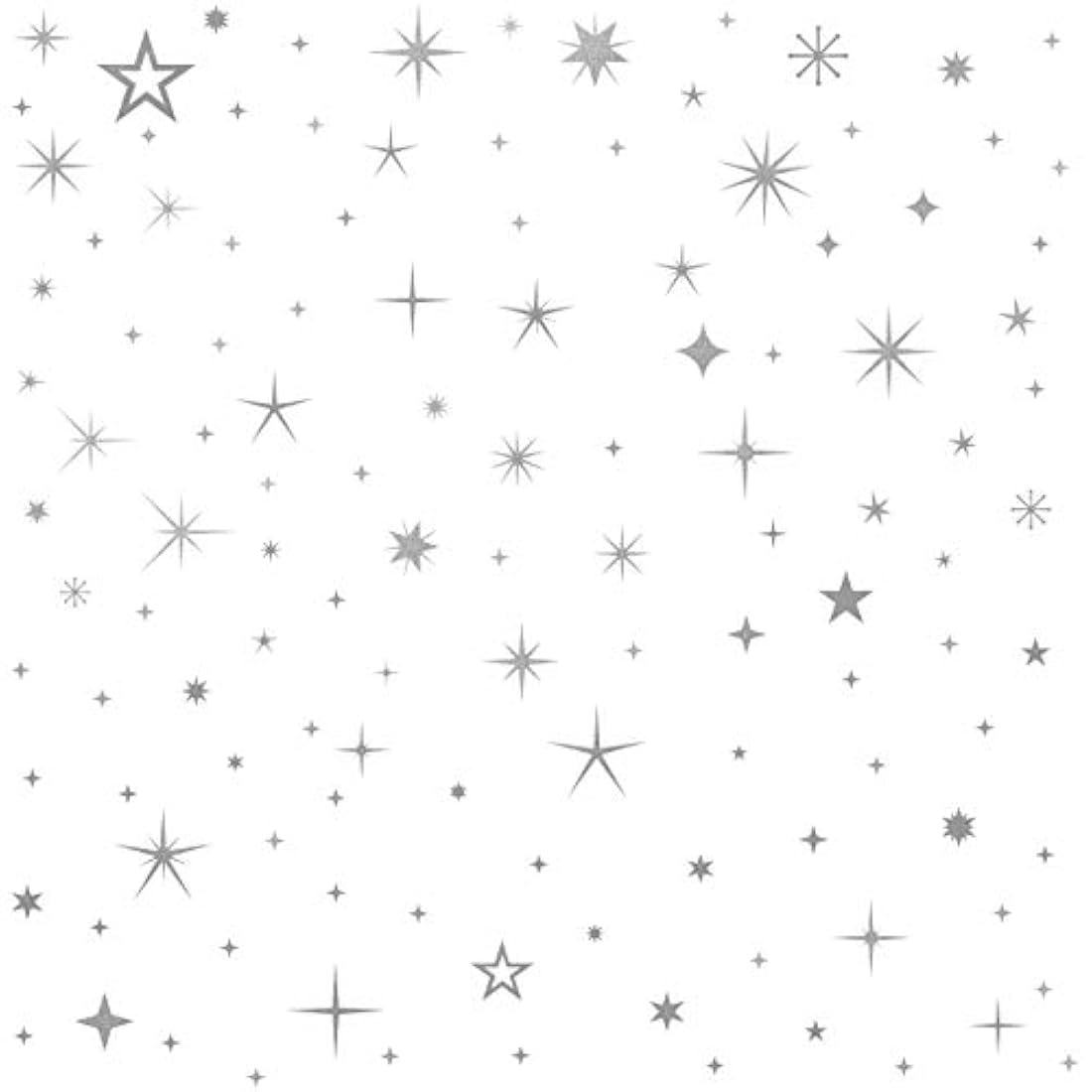 Calcomanías de pared con estrellas brillantes (147 unidades)