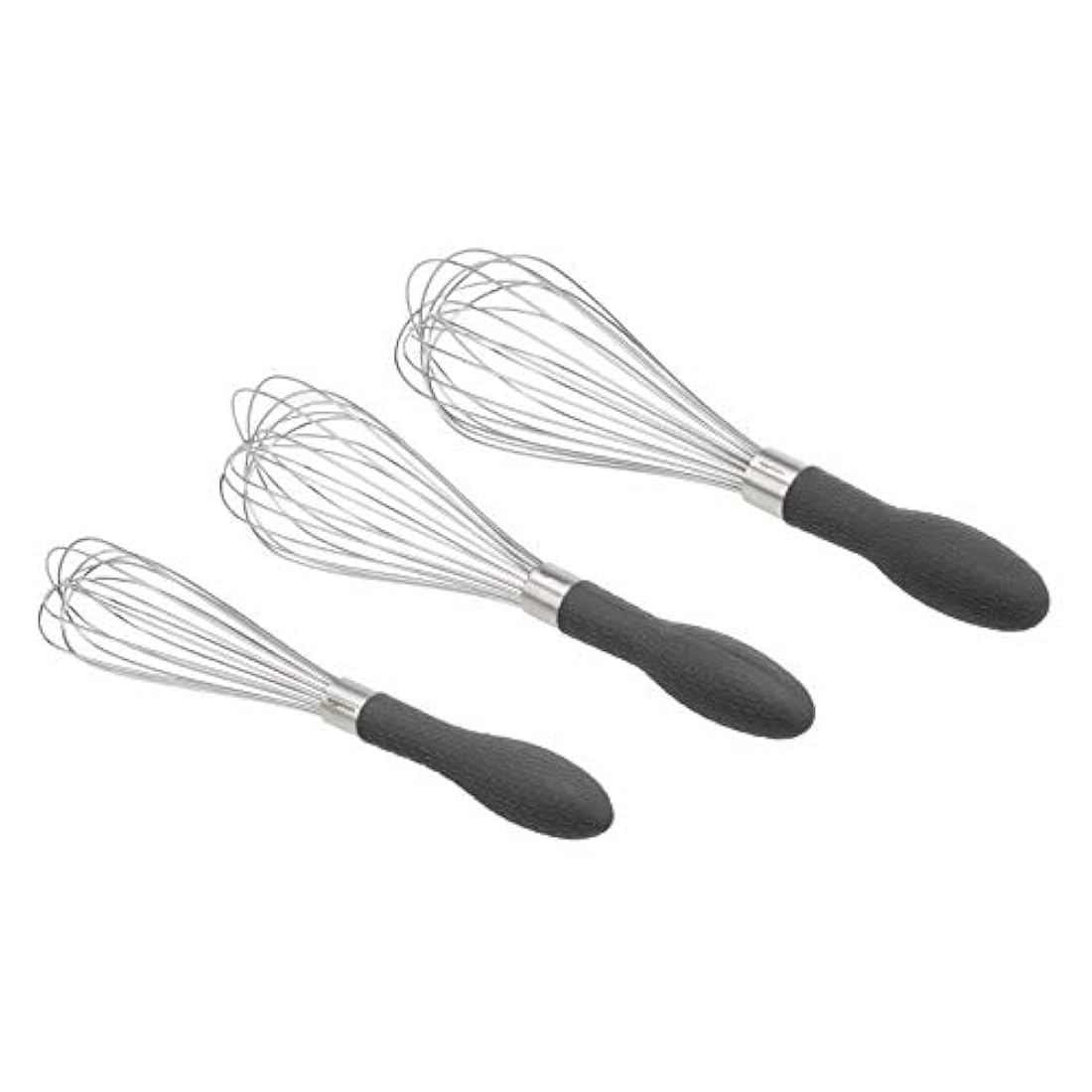 Juego de batidor de alambre de acero inoxidable