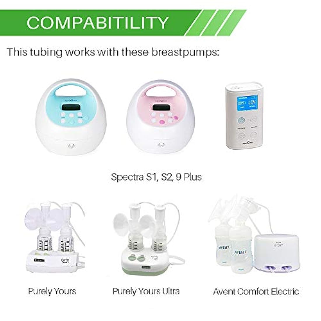 Tubo de silicona, repuesto para Spectra S2 S1 9 Plus.