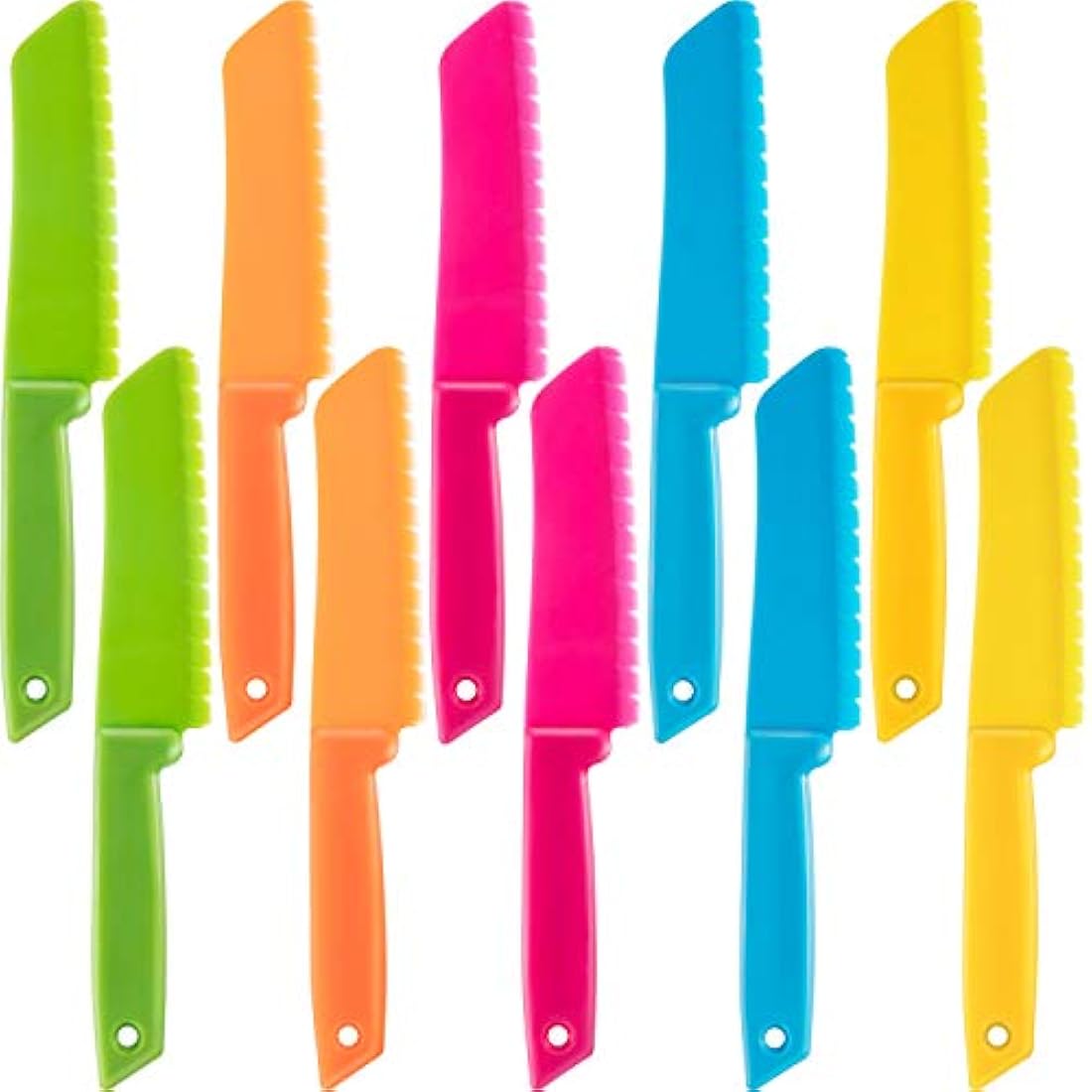 Jovitec - Juego de cuchillos de cocina para niños