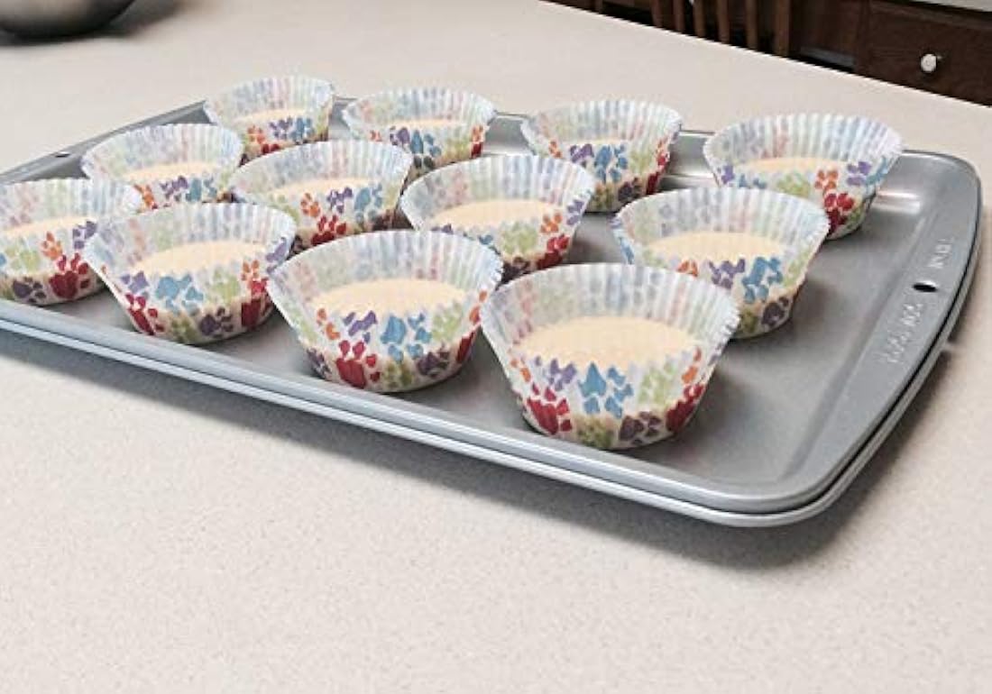 Partifun Paw Print Cupcake Premium Paper Cupcake Liners
