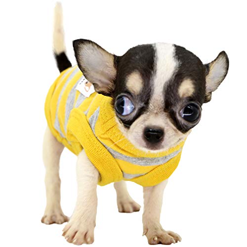 Lophipets camisas para perros pequeños 100% algodón a rayas para cachorros perros Chihuahua