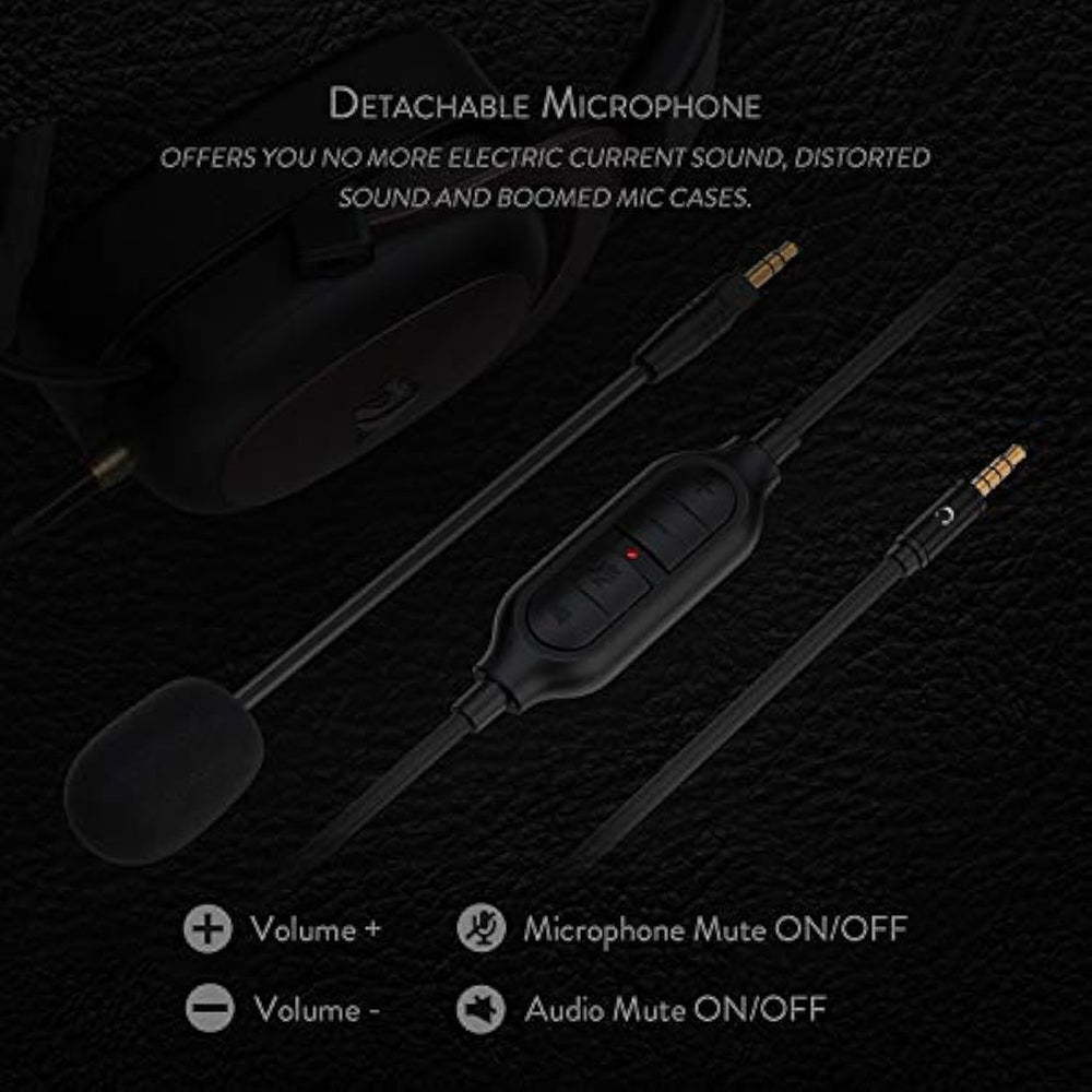 Redragon - Auriculares para videojuegos con cable café: H510.