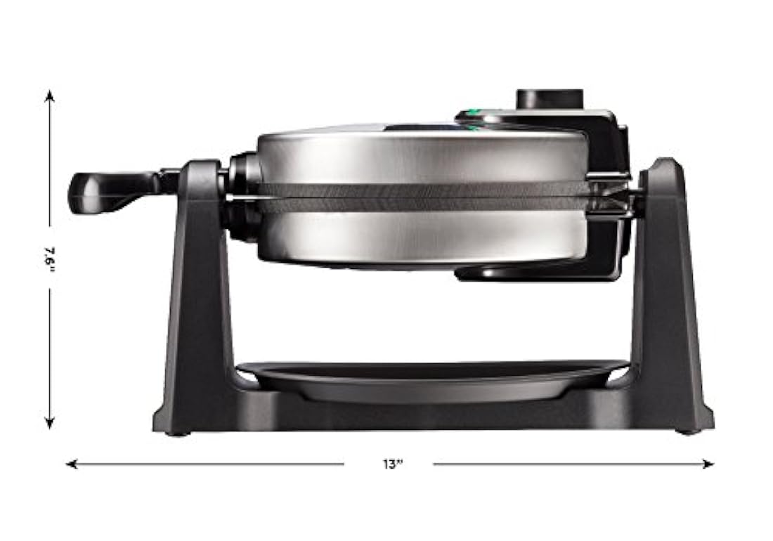 Wafflera giratoria de acero inoxidable Marca CHEFMAN