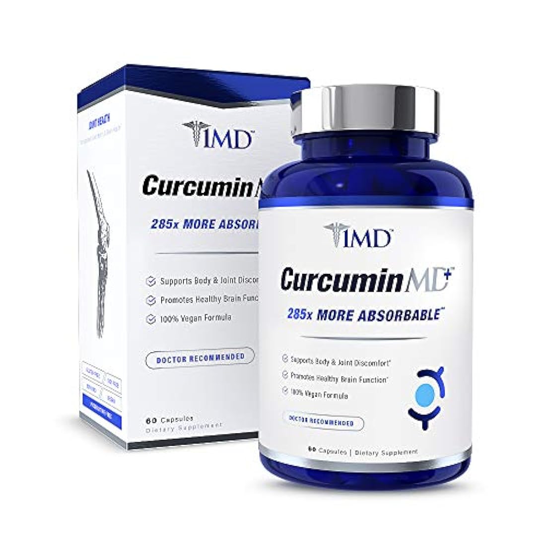 1MD CurcuminMD Plus-Curcumina de cúrcuma Boswellia Serrata