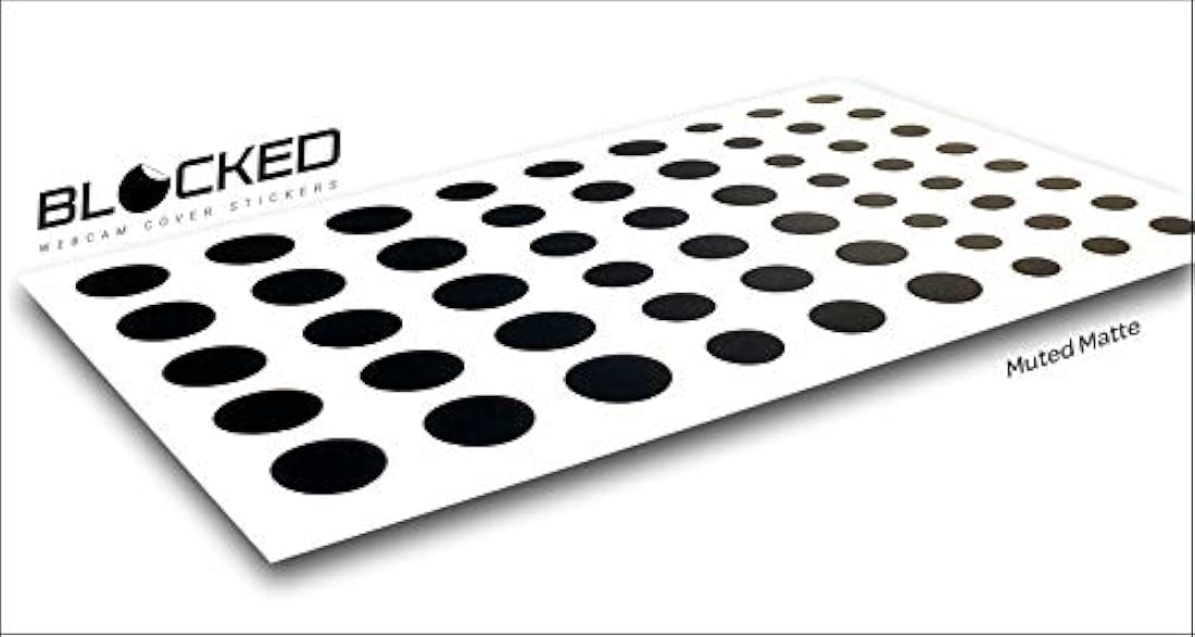 Cubiertas de vinilo para cámara web bloqueadas