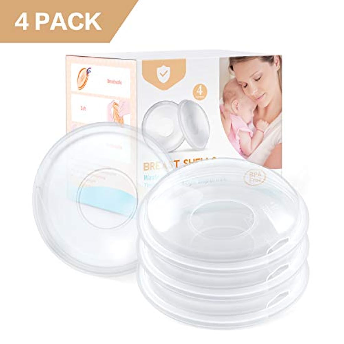 Casquillos de pecho, vasos lactancia, proteger los pezones