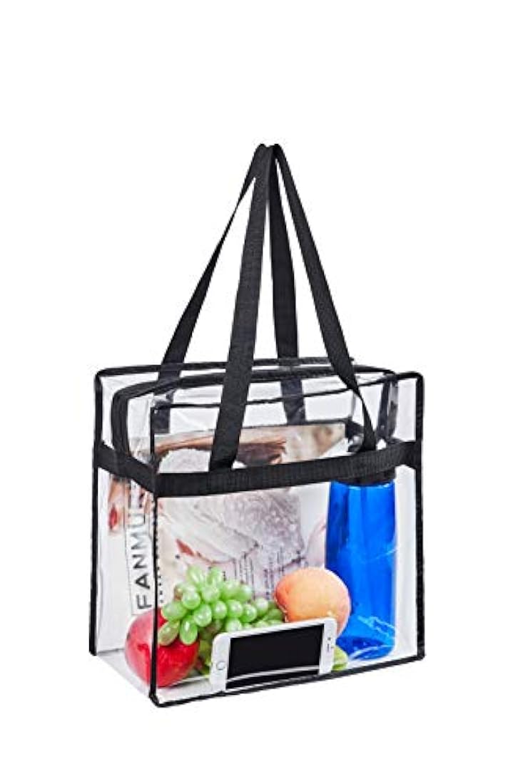 Clearworld Bolsa transparente en PVC con asas