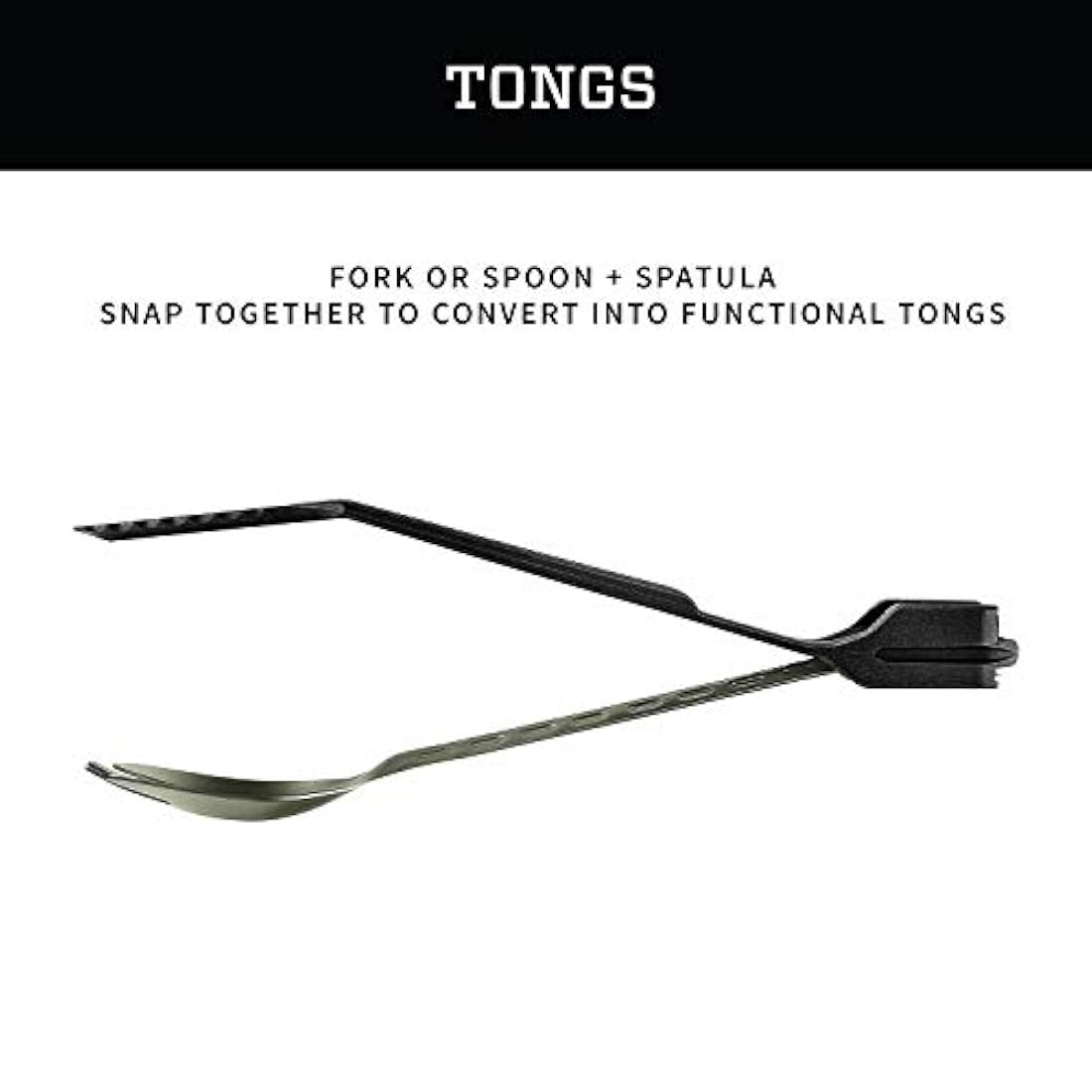 Herramienta de cocina para campamentos, color verde