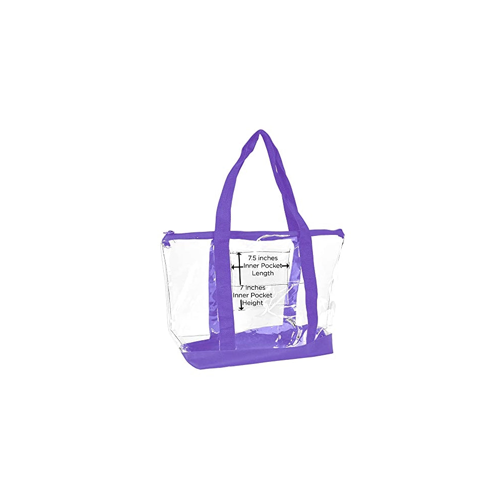 Bolsos de la compra transparente de hombro para mujer