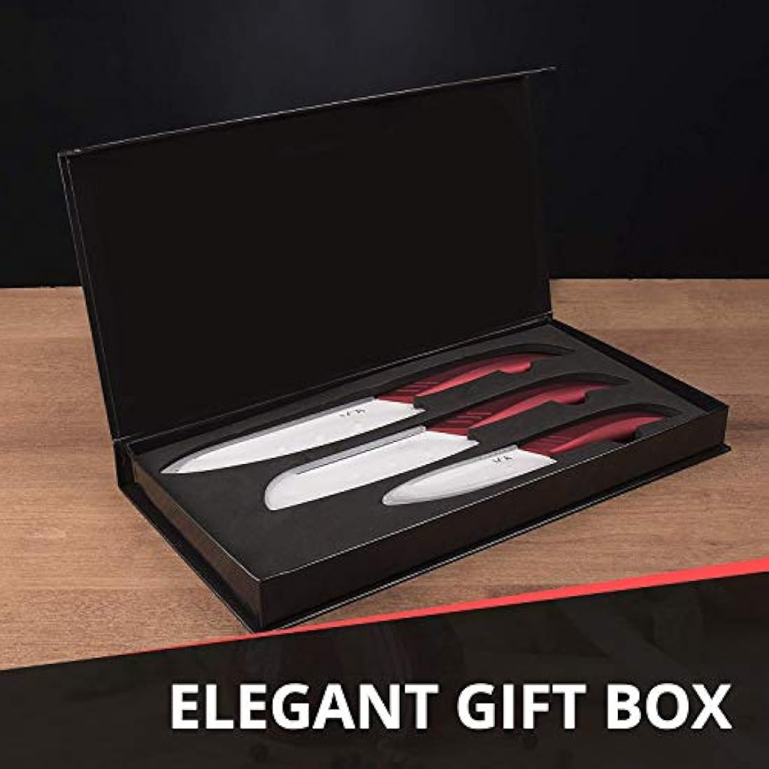 Cuchillo de cerámica Set – 6 pcs Chef Cuchillos de Cocina