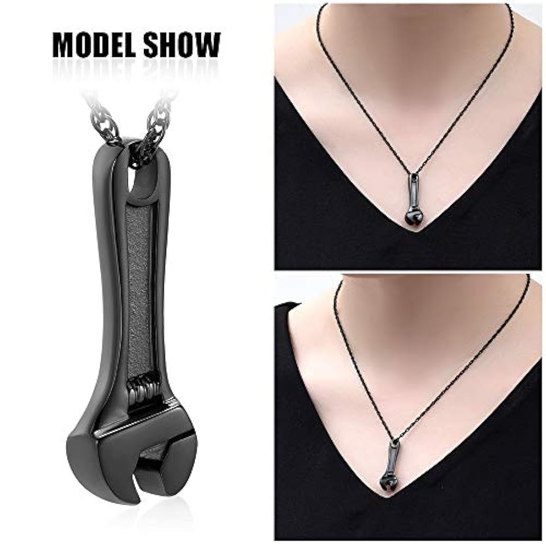 Dije de acero inoxidable para almacenar ceniza 20.0inx 2.0in