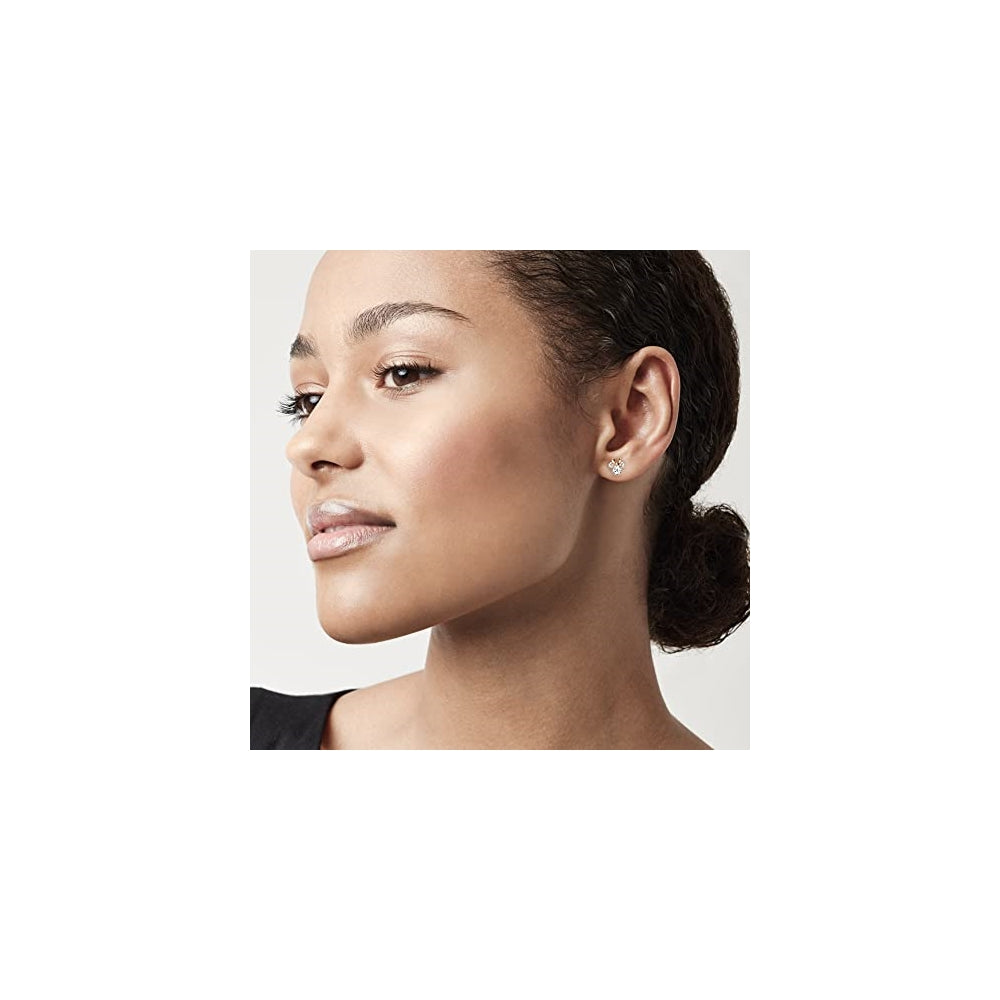 Aretes de tuerca con piedra natal de Minnie Mouse