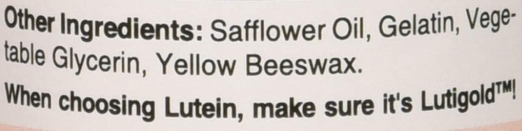 Suplemento Pride Luteína de 6 mg con zeaxantina 200 und