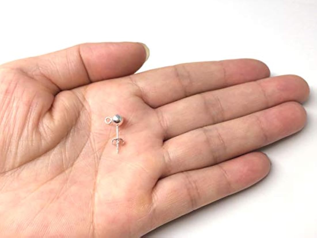 Aretes con bucles de seguridad por 5 pares