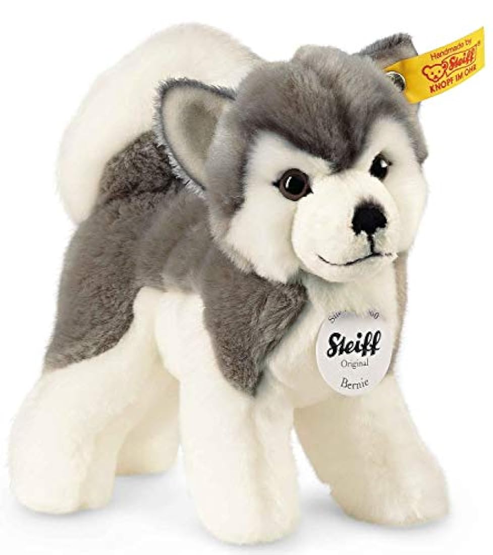 Peluches, color gris y blanco