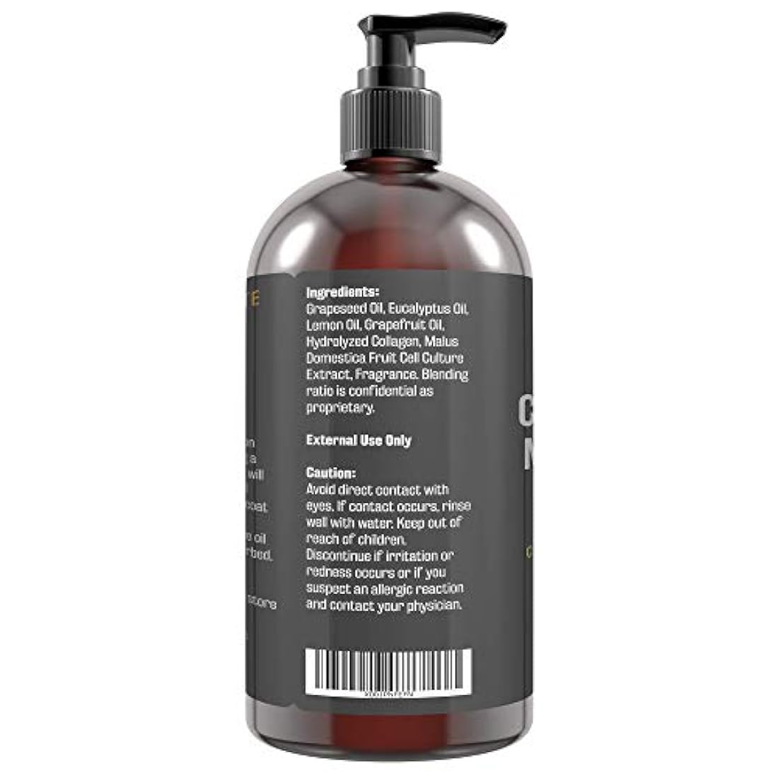 M3 Naturals - Aceite de masaje anticelulitis con colágeno